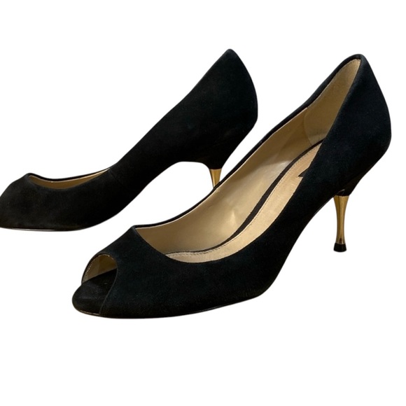 Zara Peep Toe Kitten Heel Pump - Picture 1 of 5
